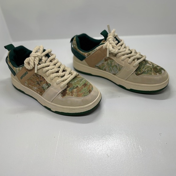 Men's Fashion Secret Forest Painting Knit Design Sneakers size EU 41 US 8/8.5 - Picture 2 of 9